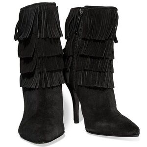 NEW Schutz Kassia Fringe Ankle Boot
